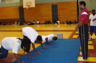 GA students complete fitness test