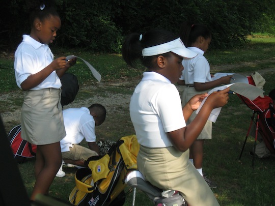 Students take diabetes test Students take diabetes test