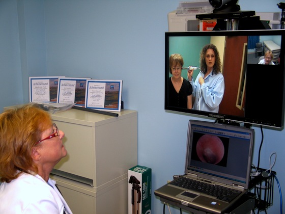Digital imaging allows doctors to examen patients remotely
