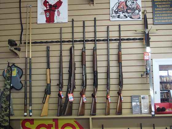 At Gateway Jewelry and Pawn in Athens, the most sought-after items are guns