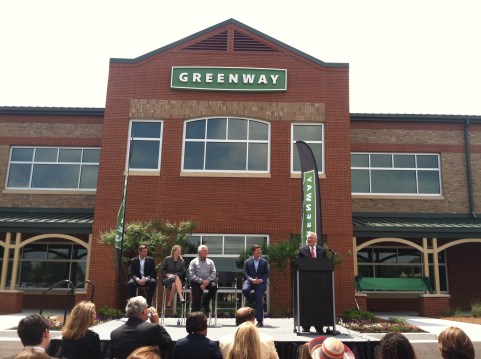 Gov. Nathan Deal attends a ceremony marking Greenway Medical Technologies' new headquarters.