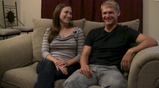 Fourth-year medical student Travis Smith, along with his fiancee Chelsea. 