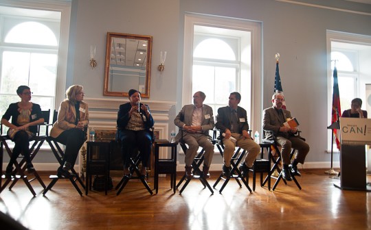 Audrey Armistad of the Georgia Department of Juvenile Justice addresses bullying at an Atlanta forum.