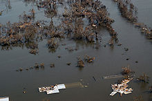 Post-Katrina flooding in Louisiana