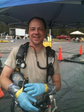 Jeff Chambers is one of five PAs on an  Air National Guard special medical team.