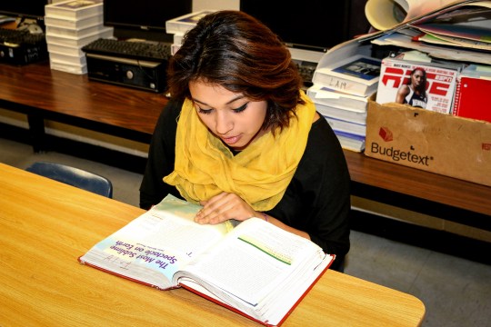 Crystal Gonzalez of Hall County, a 17-year-old sophomore, continued to attend school while preparing for the arrival of her baby boy, 