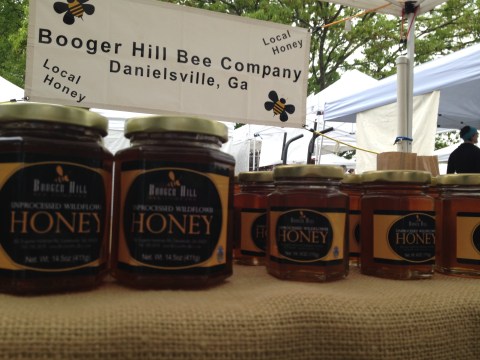 The Booger Hill Bee Company honey is well known in the Athens area. 