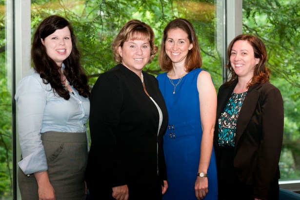 Georgia PCOM faculty members for the PA program (from left) Carrie Smith, Nancy McLaughlin, Rebekah Thomas and Tia Solh. 