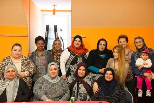 Members of Clarkston’s "Coffee Klatch" — a group whose leaders are dedicated to all women’s health regardless of background. Photo courtesy of Michael Uhr.