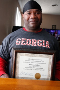 Emmanuel Ellison in Athens, GA on March, 31 2016. Photo/©Erica Hensley, erica.hensley25@uga.edu